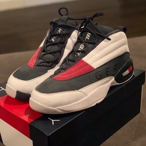 tommy hilfiger skew lux basketball sneaker kith white